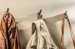 B2C Coat Hat Hooks Twin Robe Door Dress Bathroom Towel Bag Wall Hanger Brushed Steel Lens Brushed Steel - thumbnail 3