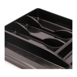 Addis Drawer Organiser Black - 505592 - Perfect For Organising Drawers - thumbnail 3