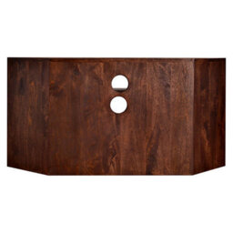 Wyld Haus Phuket Corner Tv Unit Dark Mango Wood 4 Drawers 6 Shelves - thumbnail 7