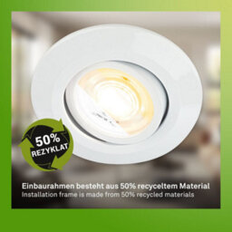Briloner Led Recessed Lights Set 3X Spotlights Downlights 4.9W Dimmable Cct 90mm Metal - thumbnail 7