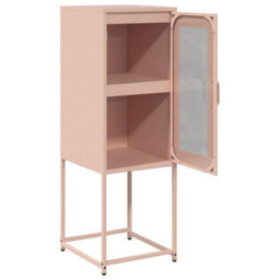 Berkfield Sideboard Pink 36X39X107 Cm Cold-Rolled Steel - thumbnail 7