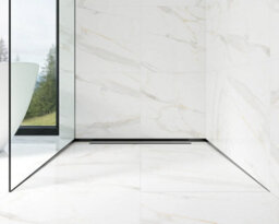 Ilcom Shower Profile Glass Fixing Lss 2400 mm In Gloss Black Stainless Steel - thumbnail 4