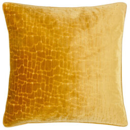 Paoletti Bloomsbury Cut Velvet Piped Cushion Cover - thumbnail 1