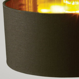 Luminosa Lighting Luminosa Balance Table Lamp With Round Shade, Black, Polished Brass - thumbnail 3