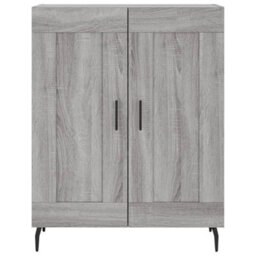Berkfield Highboard Grey Sonoma 69.5X34X180 Cm Engineered Wood - thumbnail 8