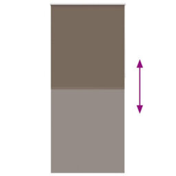 Walplus Coffee Blackout Roller Blind 80 X 230 Cm - Complete Light Blocking With Fittings - thumbnail 9
