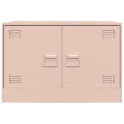 Berkfield Tv Cabinets 2 Pcs Pink 67X39X44 Cm Steel - thumbnail 6