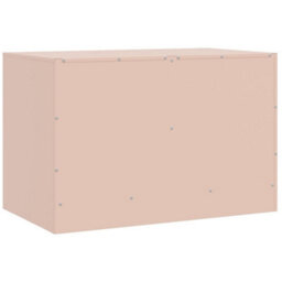 Berkfield Tv Cabinets 2 Pcs Pink 67X39X44 Cm Steel - thumbnail 9