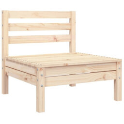 Berkfield Garden Sofa 3-Seater Solid Wood Pine - thumbnail 5