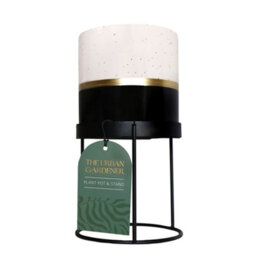Portico Designs The Urban Gardener Set Of 3 Bud Vases & Small Ceramic Plant Pot With Stand - thumbnail 3
