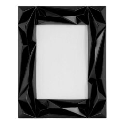 Orsina Prisma Black 5X7 Photo Frame, Geometric Wire Design With Matte Black Finish, Freestanding Or Wall-Mounted - thumbnail 1