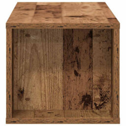 Berkfield Tv Cabinet Old Wood Engineered Wood 100 X 30 X 26.5 Cm Tv Cabinet - thumbnail 7