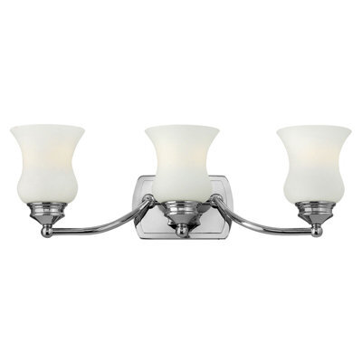 Elegant Ip44 3 Bulb Wall Light In Polished Chrome - Led Uplighter With G9 Bulbs