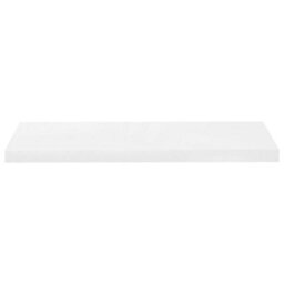 Berkfield Floating Wall Shelves 4 Pcs High Gloss White 80X23.5X3.8 Cm Mdf - thumbnail 5
