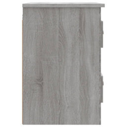 Berkfield Wall-Mounted Bedside Cabinet Grey Sonoma 41.5X36X53Cm - thumbnail 8