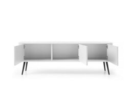Arte Radiant Zova Tv Cabinet H560mm W1680mm D390mm In Pristine White - Luminous Media Sanctuary - thumbnail 2