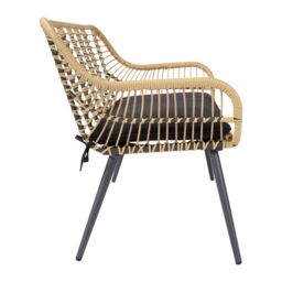 GoodHome Apolima Rattan Effect Bench (W)120Cm (H)81Cm - thumbnail 3