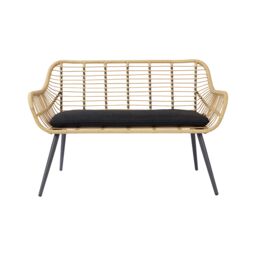 GoodHome Apolima Rattan Effect Bench (W)120Cm (H)81Cm - thumbnail 2