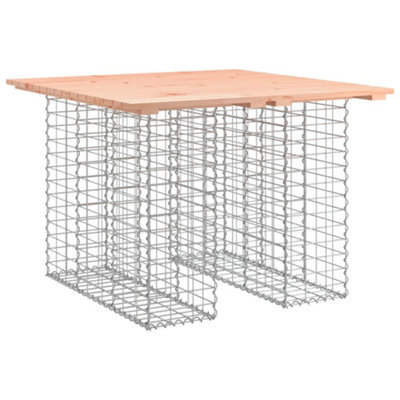 Berkfield Compact Garden Bench Gabion Design 100X102X72 Cm Solid Wood Douglas - image 1