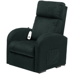Loops Comfortable Blue Rise And Recline Lounge Chair With Single Motor - thumbnail 1