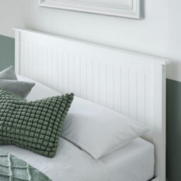 Bedmaster Dawson White Wooden Ottoman Bed And Primrose 2000 Pocket Sprung Memory Foam Mattress King Size - thumbnail 3