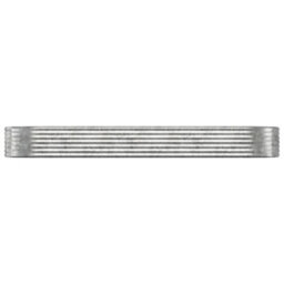 Berkfield Garden Planter Powder-Coated Steel 322X100X36 Cm Silver - thumbnail 3