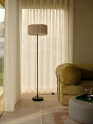 Nordlux Vivienne Indoor Floor Lamp Black Textile E27 Diffused - Mains Powered, Ip20 - thumbnail 6