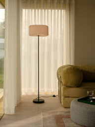 Nordlux Vivienne Indoor Floor Lamp Black Textile E27 Diffused - Mains Powered, Ip20 - thumbnail 5