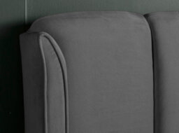 Bedmaster Aurora Grey Velvet Ottoman Bed Double - thumbnail 6