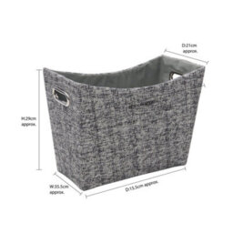 Jvl Urban Rectangle Paper Magazine Holder - thumbnail 7