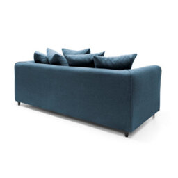 Abakus Direct Darcy 3 Seater Sofa In Teal  Linen Fabric - thumbnail 3