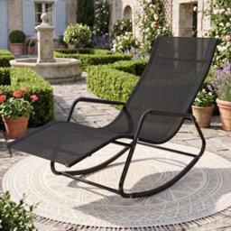 Outdoor Rocking Chair Patio Lounge Chair - thumbnail 3