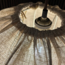 CGC Interiors Cgc Serafina Large Oval Oatmeal Loose Linen Fabric Lampshade - thumbnail 6