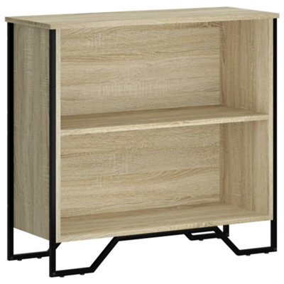 Berkfield Modern Bookcase Sonoma Oak 80X31X74.5 Cm Engineered Wood