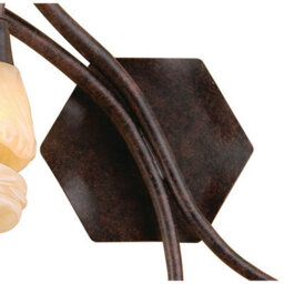Luminosa Lighting Luminosa (0017 005) Gaudi Wall Lamp Left Switched 2 Light G9, Brown/black Oxide - thumbnail 3