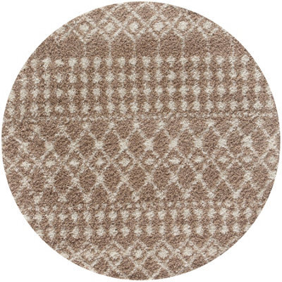 The Rugs Soft Moroccan Diamond Shaggy Rugs And Runners High Pile Beige And Ivory Living Room Kitchen Hallway 1020 - image 1
