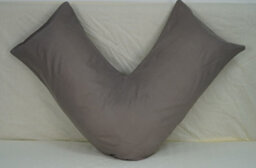 ARLinens V Shaped Pillow With Free V Pillowcase Orthopedic Hollowfiber Filled Head Neck Support V Cushion With Case - thumbnail 2