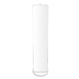 Living And Home Warm White Square 360-Degree Rotating Full-Length Mirror, 40Cm Diameter X 168Cm Height - thumbnail 2