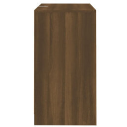 Berkfield Sideboards 2 Pcs Brown Oak 70X41X75 Cm Engineered Wood - thumbnail 5