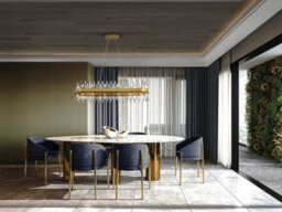 Luminosa Lighting Luminosa Grace Bar Pendant Ceiling Light Gold 28Xg9 400Lm - Uk Stock - thumbnail 2