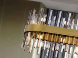 Luminosa Lighting Luminosa Grace Bar Pendant Ceiling Light Gold 28Xg9 400Lm - Uk Stock - thumbnail 3