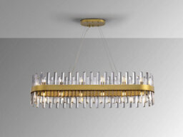 Luminosa Lighting Luminosa Grace Bar Pendant Ceiling Light Gold 28Xg9 400Lm - Uk Stock - thumbnail 4