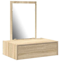 Walplus Dressing Table Brown 60 X 40 X 70 Cm Engineered Wood - thumbnail 2