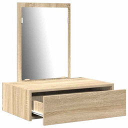 Walplus Dressing Table Brown 60 X 40 X 70 Cm Engineered Wood - thumbnail 5