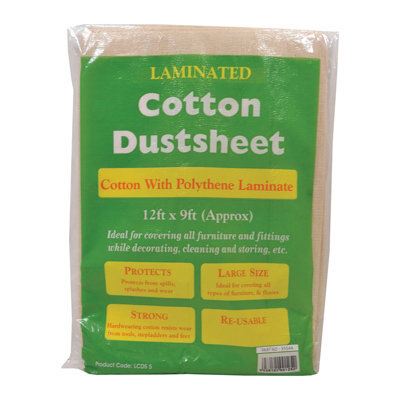 Lynwood Cotton Twill Dust Sheet 12 X 9 Ft - Sh200