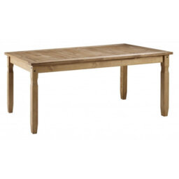 "Mercers Furniture Corona 6'0"" Table & 6 Chairs Dining Set Solid Wood Pine Wooden Large Long Kitchen With Mexican Styling" - thumbnail 2