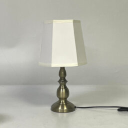 Monal Harvard Antique Brass Touch Table Lamp With Cream Shade 4 Stage Dimmer Pair - thumbnail 6