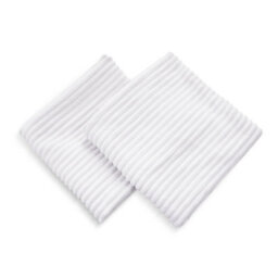 "Deconovo Set Of 2 Super Soft Corduroy Cushion Covers White 22""x22""" - thumbnail 2
