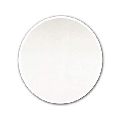DEENZ Frameless Round Wall Mounted Mirror Frameless Bathroom Living Room A Must Have Mirror Home Decor (80X80 Cm) - image 1