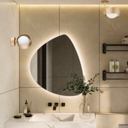 Luminosa Lighting Luminosa Massimo Plus Outdoor Globe Wall Lamp Opal Matt, Gold Ip44 - thumbnail 3